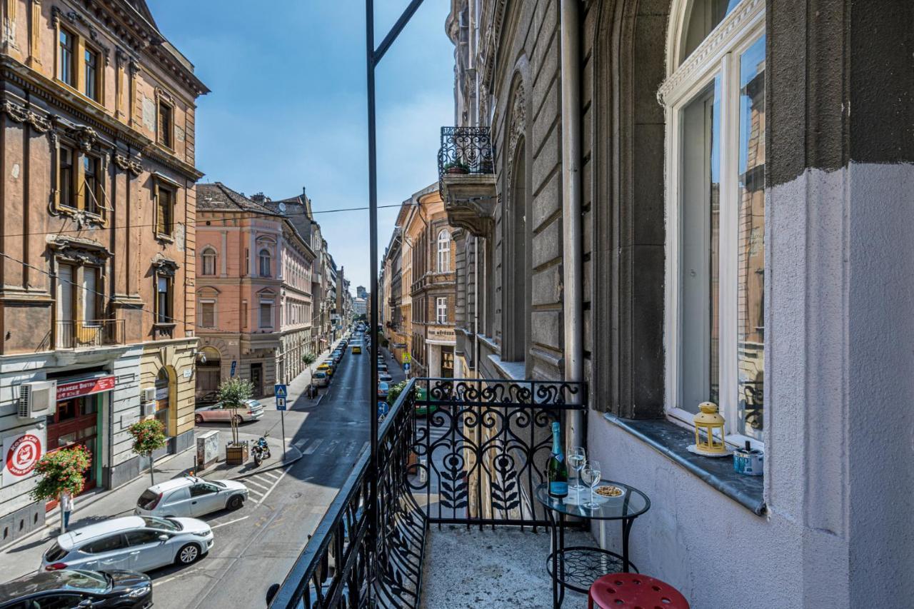 Luxury Art Deco Flat / Big Balcony Apartment Budapest Bagian luar foto